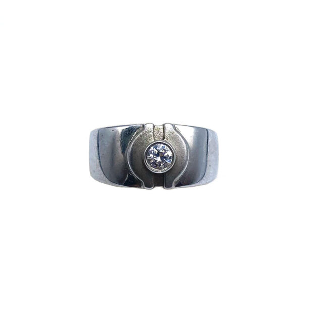 925 Silver Ring and Zircon stone